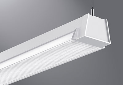 Luminaire DEL de grande efficacité énergétique à bon coût pour les plafonds ouverts