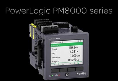 Schneider lance un compteur de puissance dans la Série PM8000 de PowerLogic