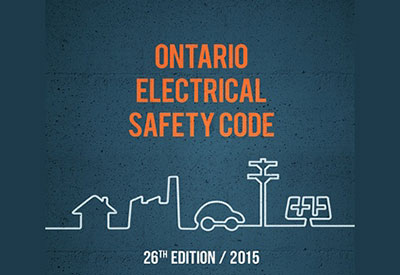 Le Code de sécurité des installations électriques de l’Ontario 2015 est maintenant disponible
