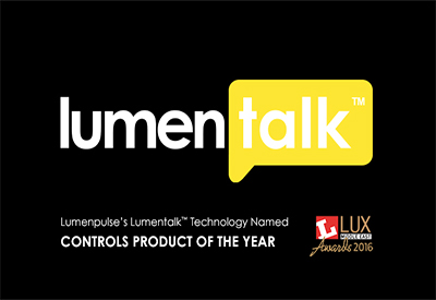 La technologie LumentalkMC est désignée produit de contrôle de l’année