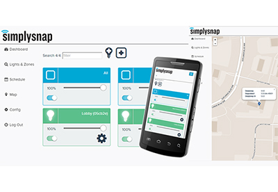 SimplySNAP – Une solution de contrôle de l’éclairage sans-fil