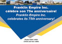 Franklin Empire Inc. célèbre son 75e anniversaire