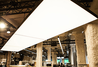 Le plafond lumineux OneSpace de Philips