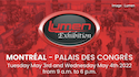 Le Salon Lumen– 3 et 4 mai Palais des congrès de Montréal