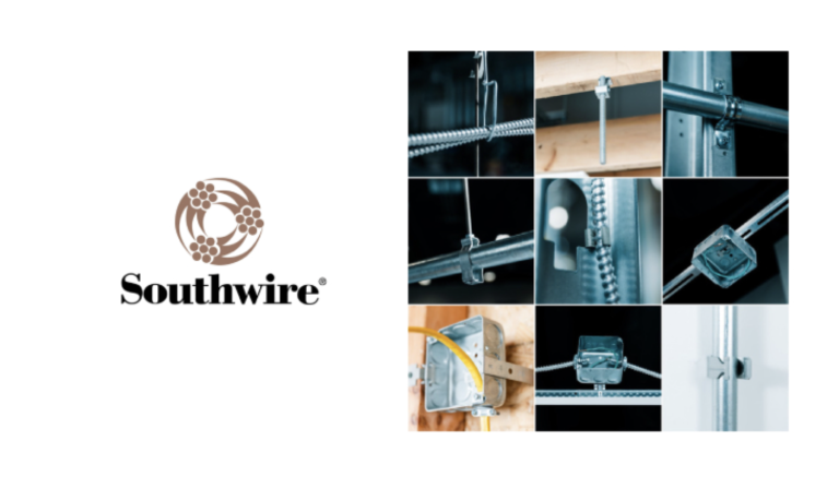 Southwire annonce une nouvelle gamme de fixations et de supports en acier à ressort