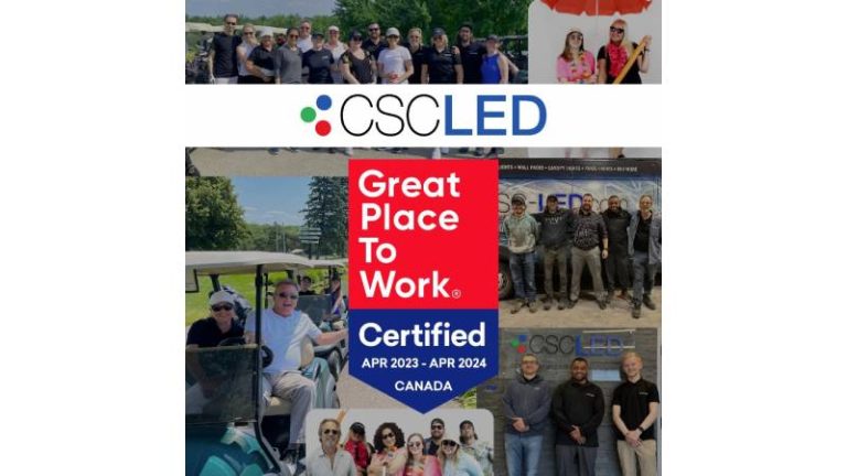 CSC LED se voit décerner la certification Great Place to Work