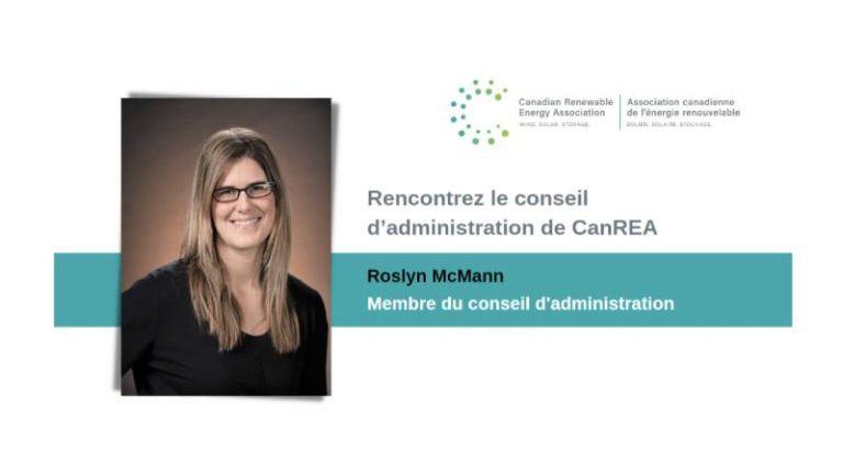FAQ avec Roslyn McMann, membre du conseil d’administration de CanREA