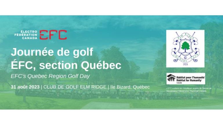 Vous avez encore la chance de rencontrer vos collègues de l’industrie au tournoi de Golf du Québec en vous joignant à nous pour le Cocktail dînatoire!