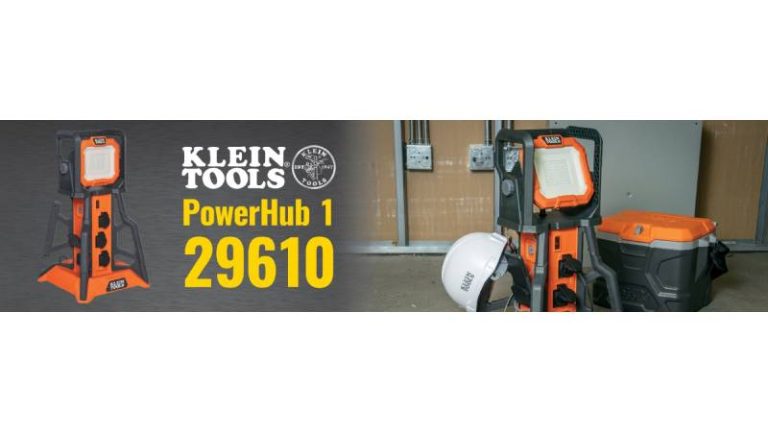 Klein Tools – PowerHub 1: Une solution d’éclairage et d’alimentation portable