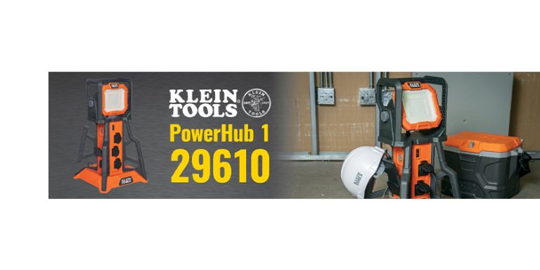 Klein Tools – PowerHub 1: Une solution d’éclairage et d’alimentation portable