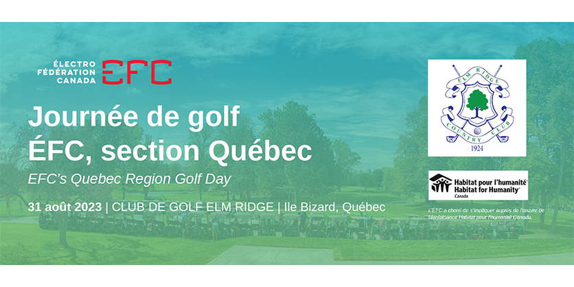 Survol sur le Tournoi de Golf 2023 de la région du Quebec de l’EFC