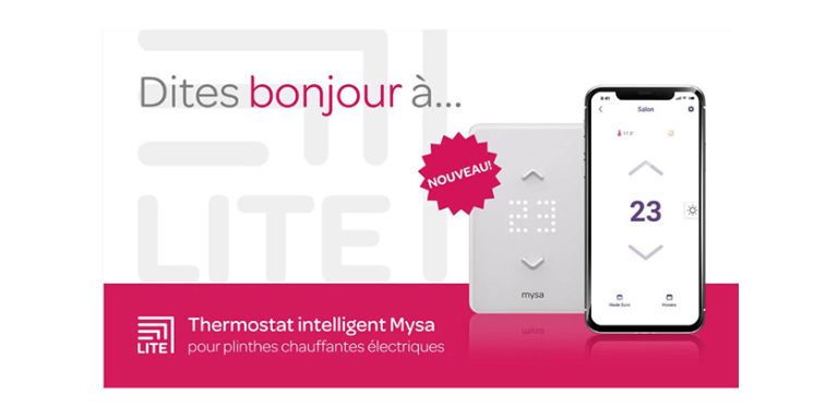 Mysa lance son 5ème produit, Mysa LITE pour les plinthes électriques