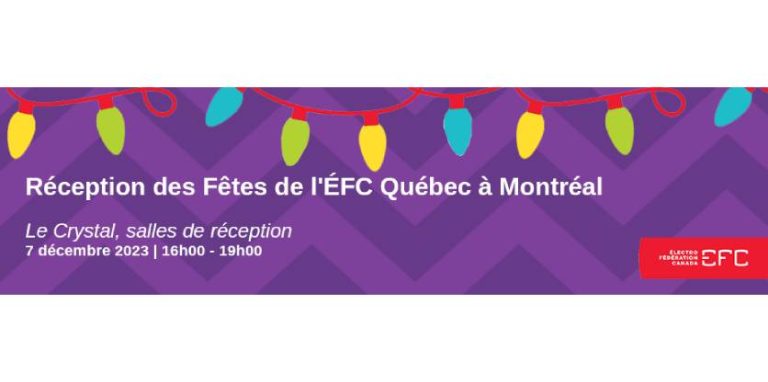 Réception des Fêtes de l’ÉFC – Montréal
