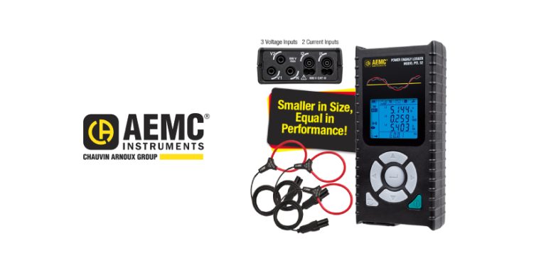 AEMC® Instruments présente un nouvel enregistreur de puissance et d’énergie, le modèle PEL 52