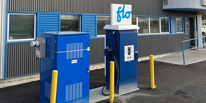 recharge de VE défie le froid extrême : Les bornes de recharge de FLO