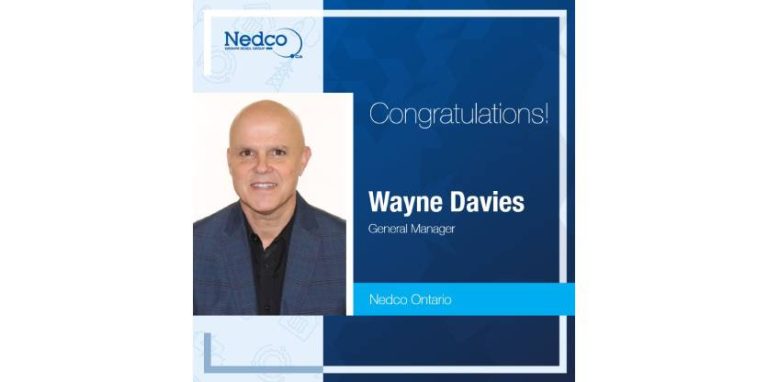 Wayne Davies nommé directeur général de la division Ontario de Nedco