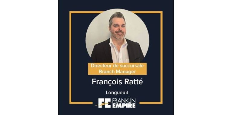 François Ratté devient le nouveau directeur de la succursale Franklin Empire Longueuil