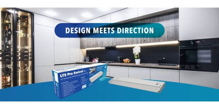 LTS Pro Swivel – Eclairage LED sous l’armoire avec chargeur USB de Magic Lite