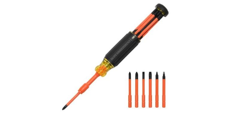 Tournevis isolé à verrouillage automatique 6 en 1 de Klein Tools