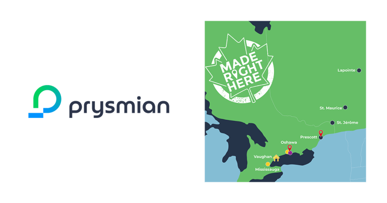 Câbles et fils canadiens de Prysmian