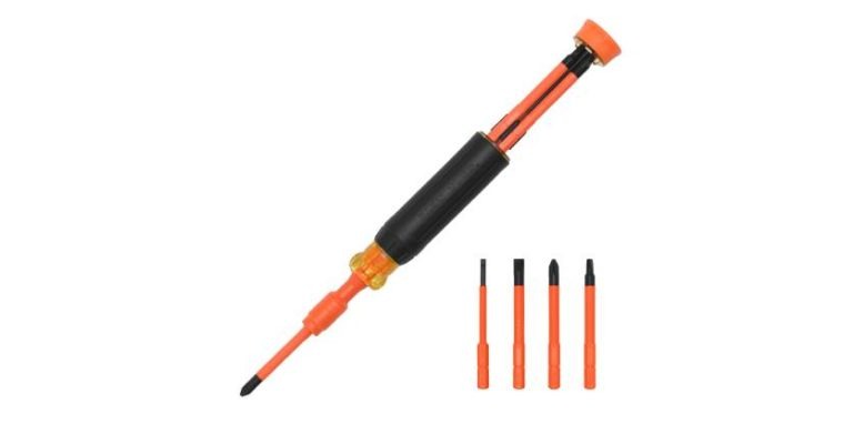 Tournevis isolé à verrouillage automatique 4-en-1 de Klein Tools
