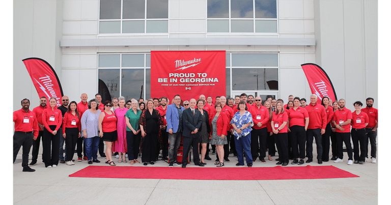 Milwaukee Tool inaugure officiellement son centre de service à Georgina, en Ontario
