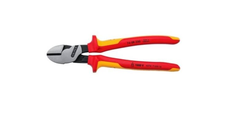 Pince coupante diagonale à fort effet de levier de 8″ – Isolée jusqu’à 1 000 V, de Knipex