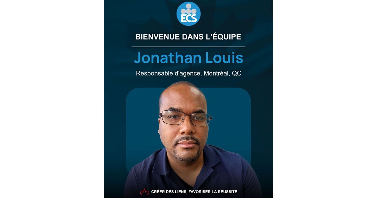 ECS Electrical Cable Supply Souhaite la bienvenue à Jonathan Louis, nouveau directeur de la succursale d’ECS Montréal