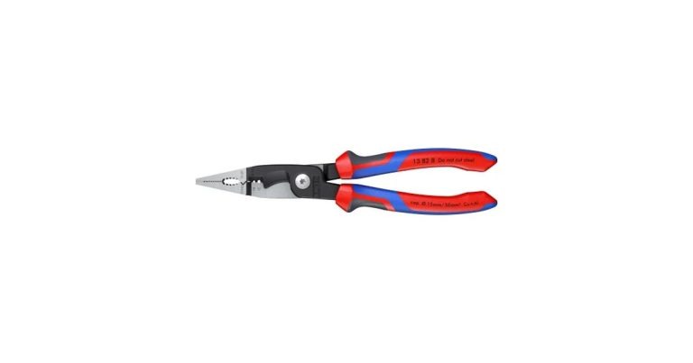 KNIPEX Tools: Pince d’installation électrique 6-en-1 de 8″, pour calibres 12 et 14 AWG