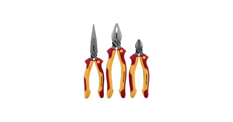 Lot de 3 pinces et pinces coupantes isolées Wiha