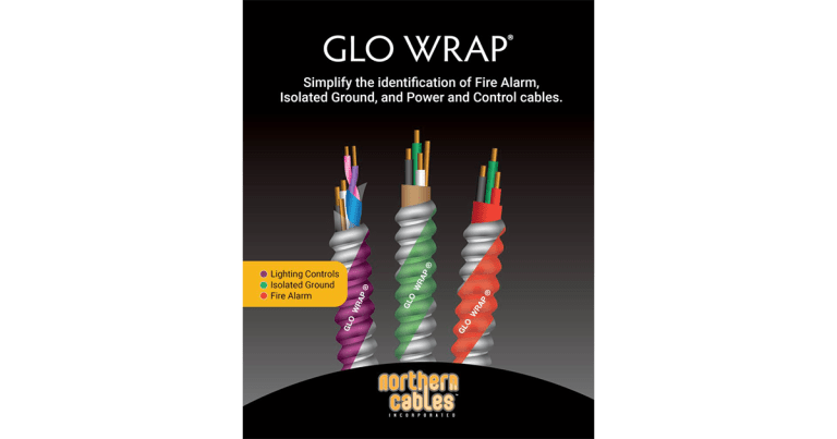 Simplifiez l’identification des câbles spécialisés grâce au GLO WRAP de Northern Cables