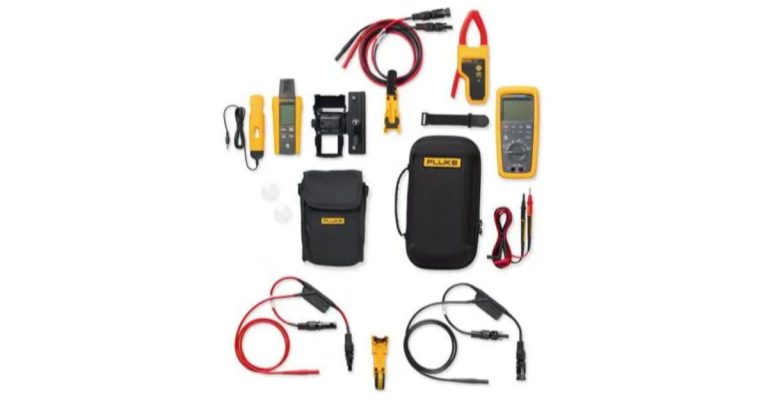 Kit solaire Fluke 283 FC/PV avec IRR2‑BT, et cordons de mesure TLPV1 et TLPV2