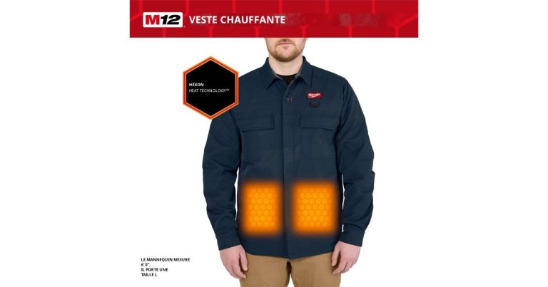 Veste-chemise M12MC – Bleu marine TTG LARGE